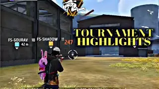 TOURNAMENT HIGHLIGHTS BY SHADOW || FREE FIRE INDIA 🇮🇳
