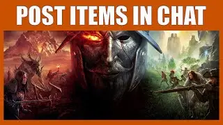How To Link items In The Text Chat New World - How To Post Items In Text Chat New World