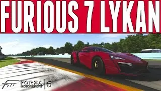 Сборка машины для Forza 6: Furious 7 1000HP Lykan HyperSport - FM6 DLC