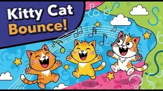 Kitty Cat Bounce! 🐱🎶 | Fun Action Song for Kids & Toddlers | Happy Tale & Tune