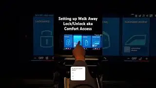 How to Setup Comfort Access (Unlock or Lock) on your BMW idrive 8.5 #bmwm #m2 #howto #g87 #g80 #tips