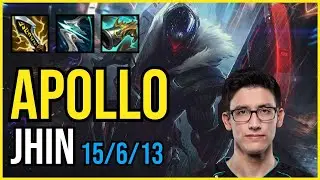 APOLLO - JHIN vs. BIOFROST - EZREAL ADC | NA RANKED | PATCH 11.1