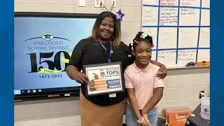 My Teacher is Tops is Mrs. Indiana Floyd at John R. Lewis Elementary