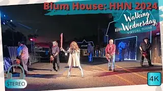 Blumhouse Scare Zone POV Halloween Horror Nights 4K Walkthrough