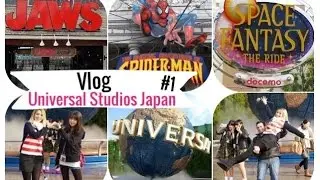 Universal Studios Japan , Space fantasy, Spider-man, Thais e Thalita Matsura