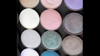 Makeup Geek Duo Chrome 12 Pan Shadow Collection Swatches | Forty Plus 411