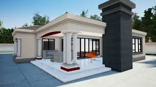 Beautiful House design | 3 Bedroom design - Hip Roof | 23.7mx14.5m