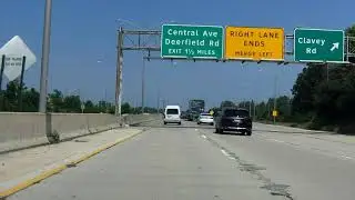 Edens Expressway Extension (US 41) northbound
