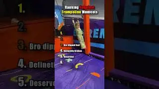 Ranking Trampoline funny Moments #rankings #trampoline #funny #viral #tiktok #wow 