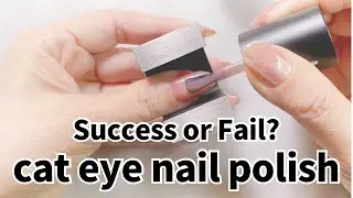 fail or success? regular magnetic polish nail art