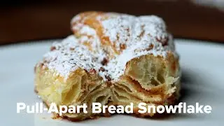 Pull-Apart Puff Pastry Snowflake