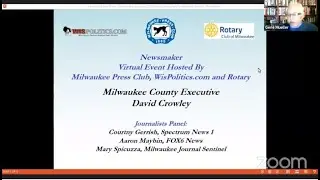 Newsmaker Lunch Hour with Milwaukee County Exec David Crowley
