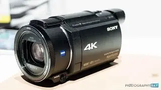 Sony AX53 4K Camcorder Balanced Optical SteadyShot Image Stabilization