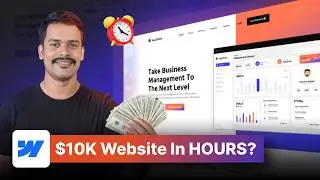 How to Build a $10K SaaS Website with Webflow (Using a Template!)