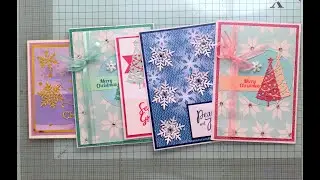 5 Quick and Easy Christmas Cards | Christmas Card Ideas | Christmas Cards Handmade | Xmas Cards 2020