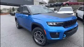 2023 Jeep Grand Cherokee Trailhawk 4xe Hydro Blue Pearlcoat.