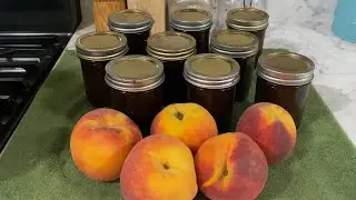 PEACH 🍑 PARTY - Canning Spiced Peach Butter😋