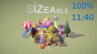 Sizeable 100% Speedrun 11:02 (retimed - see desc) WR