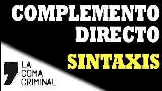 [Sintaxis] Complemento directo
