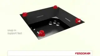 VERGOKAN floor system screeded watertight