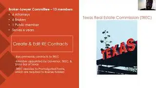 Overview Texas Real Estate Commission - TREC with Watson Invest