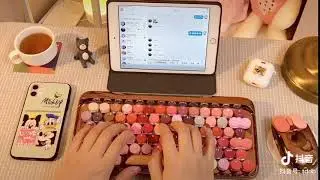 Lofree Rose gold keyboard