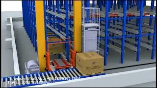 SBL-021  integrated solution of stacker crane and shuttle car