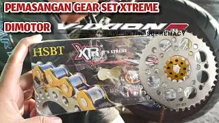 GEAR SET YANG COCOK DI MOTOR VIXION R // MOGE LOOK BANGET // GEAR SET AFTERMARKET