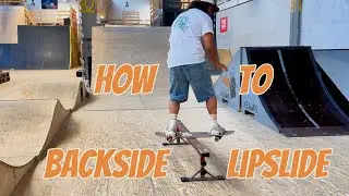 How to Backside Lipslide on a Streetboard | Step-by-Step Tutorial