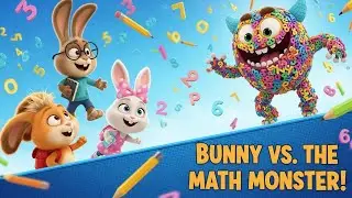 Bunny vs. The Math Monster 📚 | Funny & Educational Kids Animation