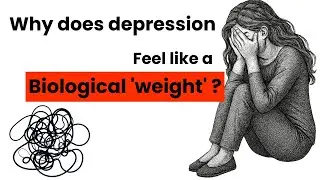 🧠 Why does depression feel like a biological 'weight'? #science #biologicalsystems #deepprocessor