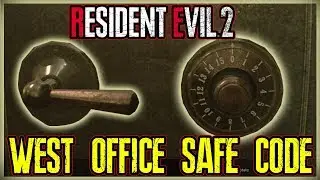 WHAT IS THE SAFE CODE FOR THE WEST OFFICE SAFE - SAFE COMBINATION - RESIDENT EVIL 2 REMAKE