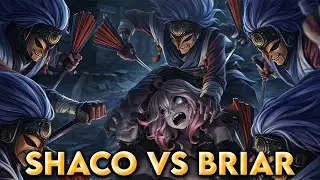Shaco vs Briar &ndash; Perfect Mind Games That Break Briar | League of Legends