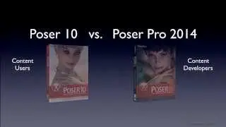 Poser 10 vs  Poser Pro 2014