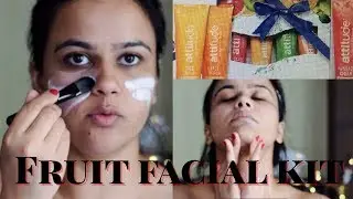 Демонстрация набора Amway Attitude Fruit Facial Kit, пошаговый уход за кожей лица в домашних условиях, режим ухода за кожей для здоровья кожи.