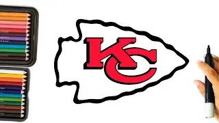 Kansas city Chiefs team logo || How to draw