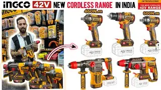 INGCO 42V CORDLESS OFFICIALLY IN INDIA | NEW CORDLESS RANGE | FIRST TIME IN INDIA