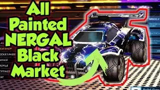 Every Painted NERGAL Black Market Decal - Rocket League
