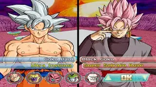 GOKU Migatte vs TODOS os VILÕES 1x5 DBZ Budokai Tenkaichi 4 BETA X