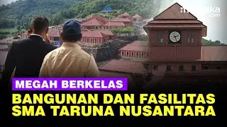 Megah Berkelas Bangunan SMA Taruna Nusantara di Malang Diresmikan Prabowo, AHY & Teddy Alumni