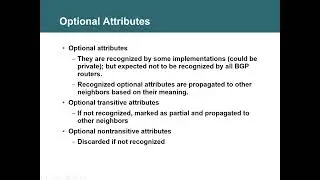 Sa 30 CCNP BGP Part 5 Understanding BGP Attributes and Path Selection
