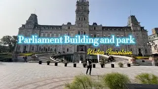 Quebec city Parliament Building walk