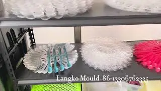 Plastic 32-cavity spoon injection mould