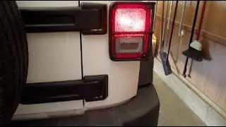 Jeep JK Rear Euro-Style Light Guard Install (Rampage Products)