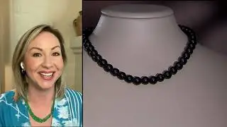 Affinity Gems Opaque Round Gemstone Beaded Necklace Sterling on QVC