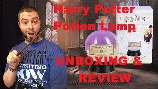 Harry Potter Potion Lamp UNBOXING and REVIEW (RE-UPLOAD)