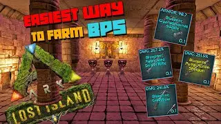 ARK: Lost Island | Labyrinth Cave Walkthrough | BEST Way To Farm Blueprints & Loot Crate Drops!