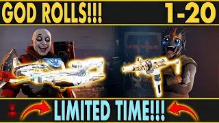 BUY THESE NOW! 🛑 Massive God Rolls at Zavala & Banshee!