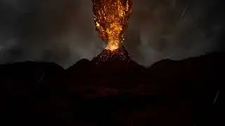 Volcano VFX practice in UE5
