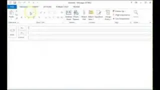 How to set an email as plain text in Outlook